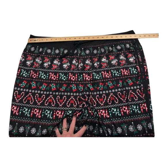 Disney Minnie Mouse Fair Isle Holiday Plus Size Pajamas Leggings NEW Plus 2X - Picture 5 of 13
